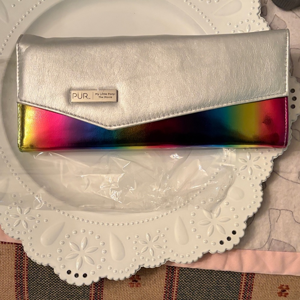 Pur Metallic Rainbow and silver brush set from My Little Pony BNIP